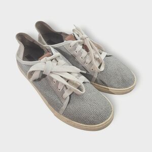 OluKai Pehuea Li Lace Up Comfort Taupe Mesh Sneakers Women’s Size W 9.5